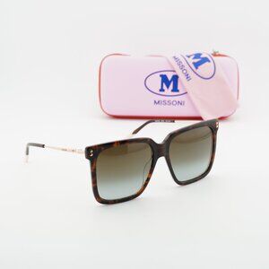 Missoni MIS 0107/S 0086 HA Square Sunglasses - Havana/Brown